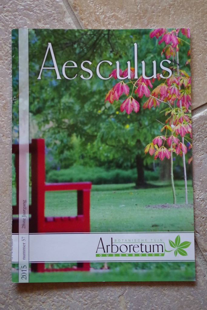 voorkant aesculus, groenjournalistiek, tuinblog